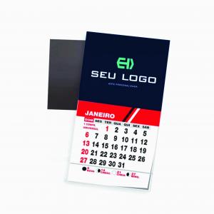 Imã C/ Calendario Manta 0.3 + ps 0.3  4x0 Adesivo corte reto 